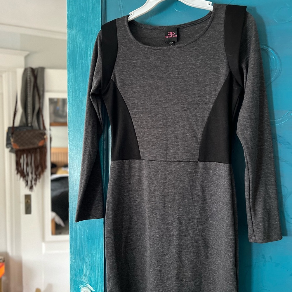 2b bebe colorblock bandage type dress 👗